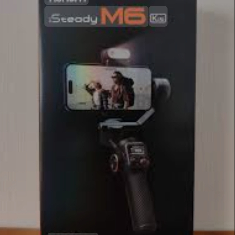 Hohem iSteady M6 Black Gimbal w/ Mic Set